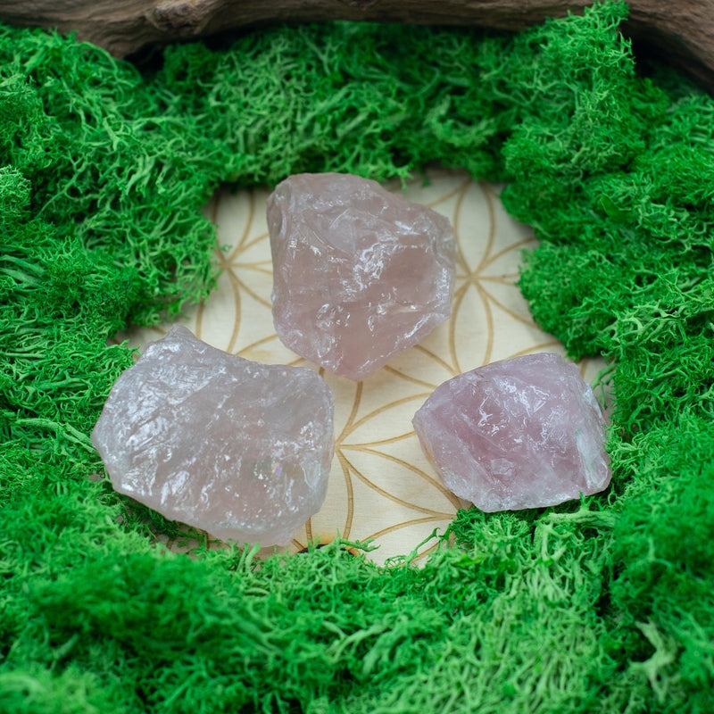 Natural High-Grade Small Rough Rose Quartz Piece || Madagascar-Nature's Treasures