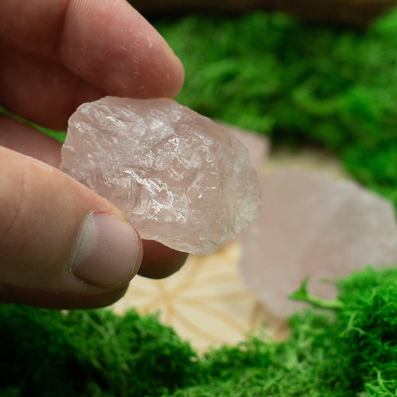 Natural High-Grade Small Rough Rose Quartz Piece || Madagascar-Nature's Treasures