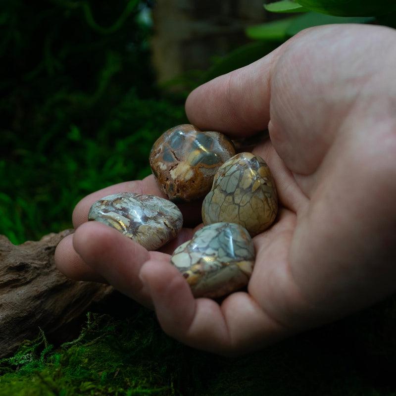 Natural Ibis Jasper Pocket Hearts || Intuition, Healing || Madagascar-Nature's Treasures