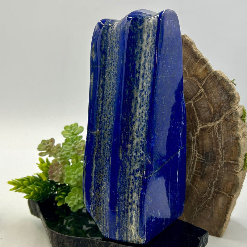 Natural Lapis Lazuli Free Form | Polished Crystal from Pakistan-Nature's Treasures