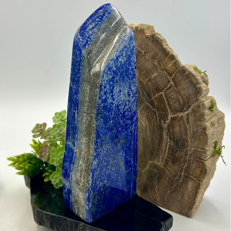 Natural Lapis Lazuli Free Form | Polished Crystal from Pakistan-Nature's Treasures