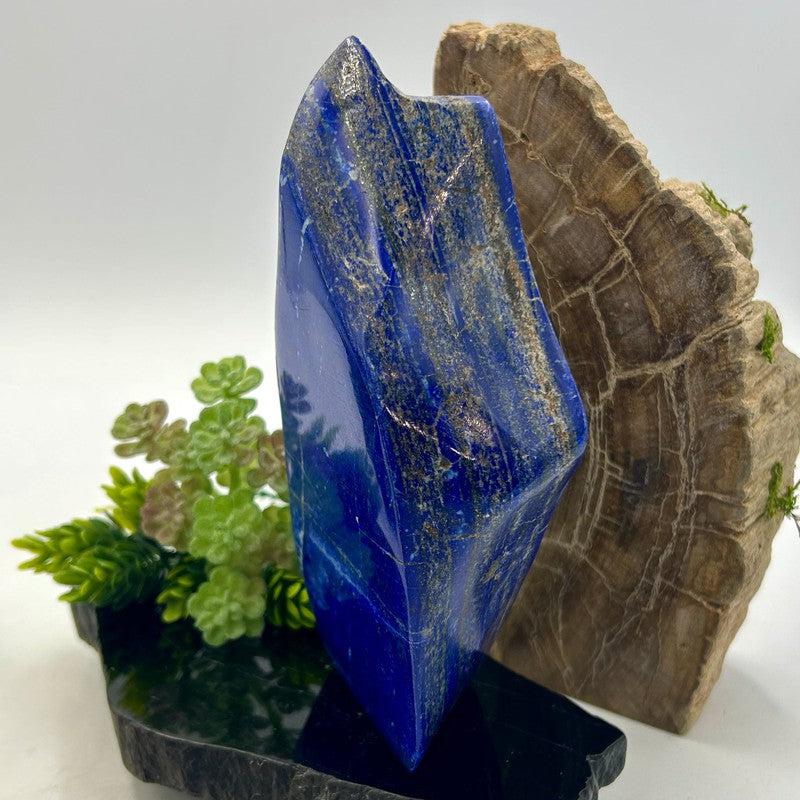 Natural Lapis Lazuli Free Form | Polished Crystal from Pakistan-Nature's Treasures