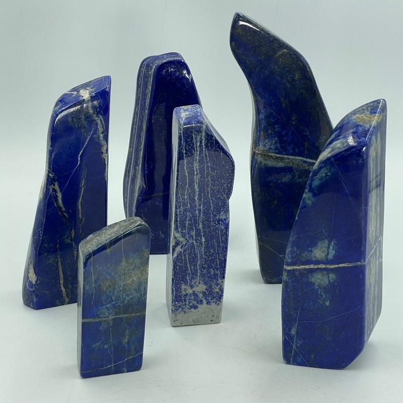 Natural Lapis Lazuli Free Form | Polished Crystal from Pakistan-Nature's Treasures