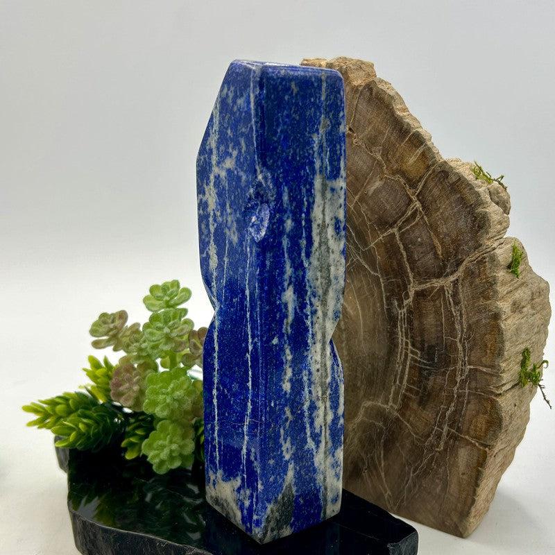 Natural Lapis Lazuli Free Form | Polished Crystal from Pakistan-Nature's Treasures