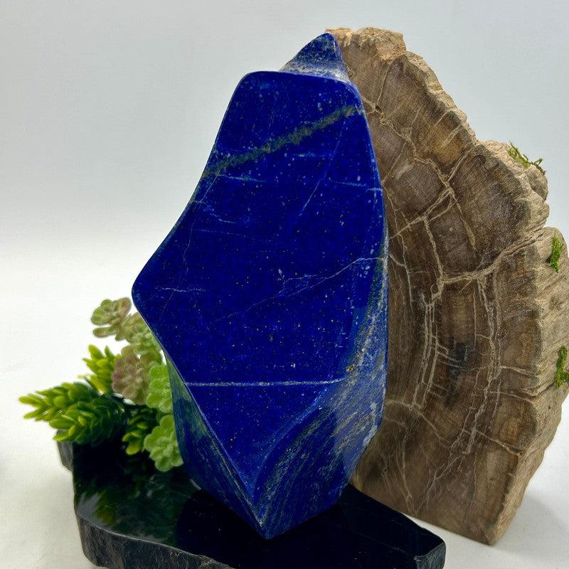 Natural Lapis Lazuli Free Form | Polished Crystal from Pakistan-Nature's Treasures