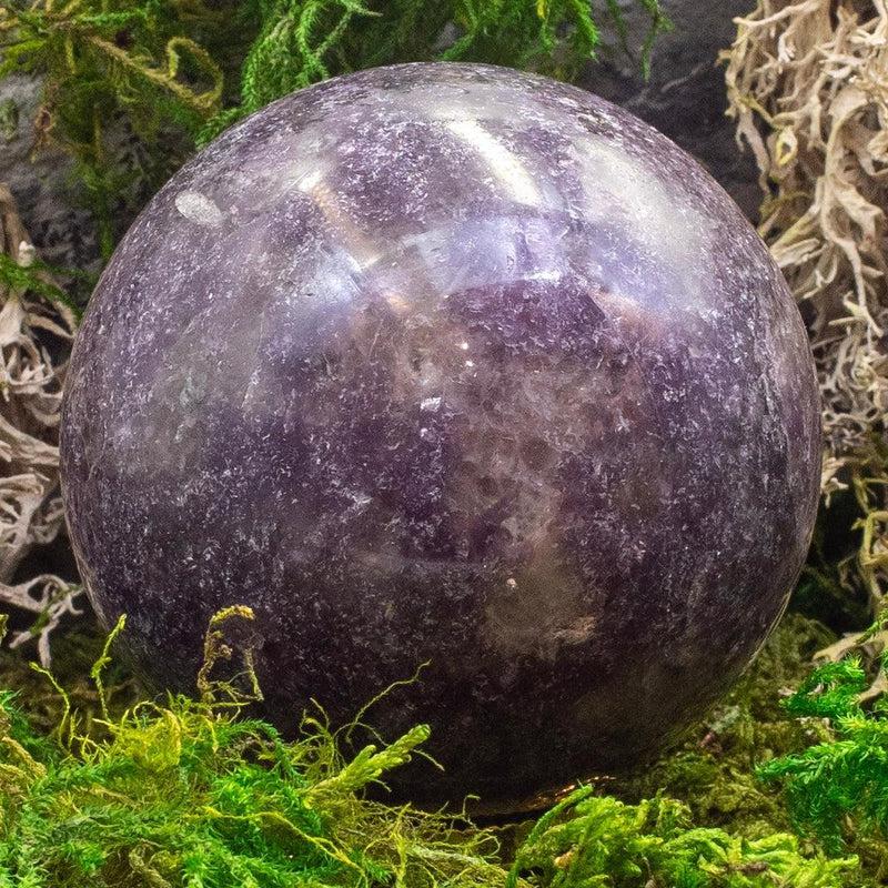 Natural Large Lepidolite Crystal Sphere || From Madagascar-Nature's Treasures