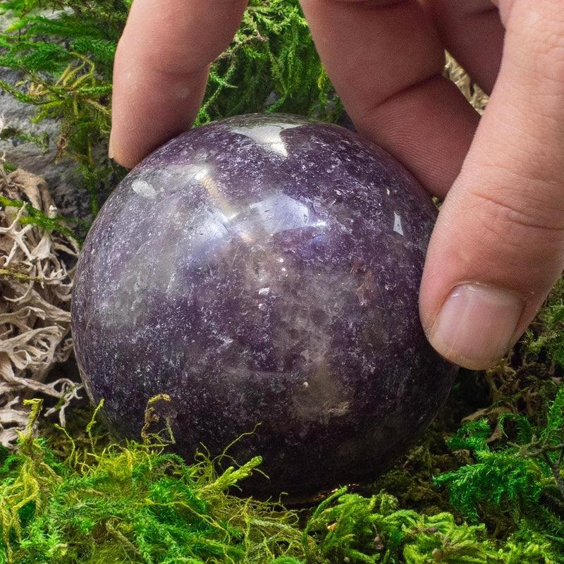 Natural Large Lepidolite Crystal Sphere || From Madagascar-Nature's Treasures