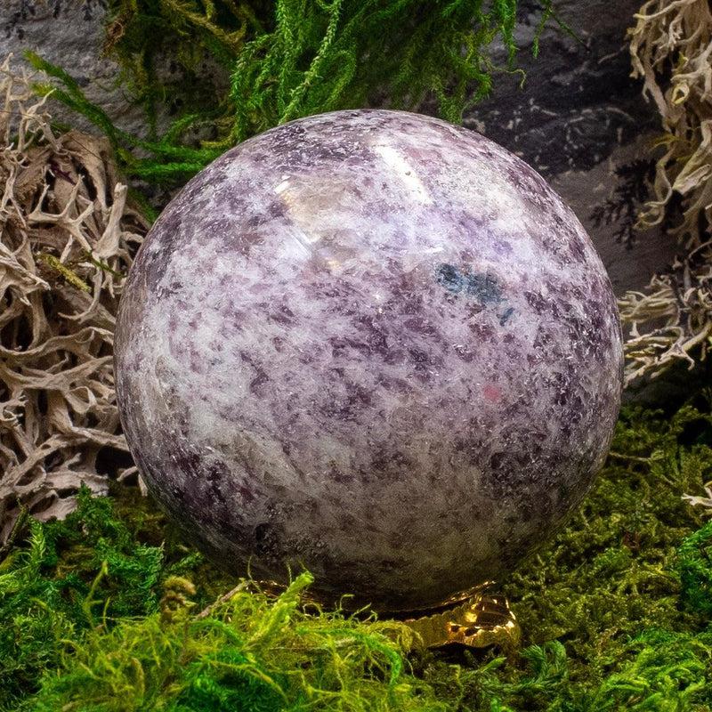 Natural Large Lepidolite Crystal Sphere || From Madagascar-Nature's Treasures