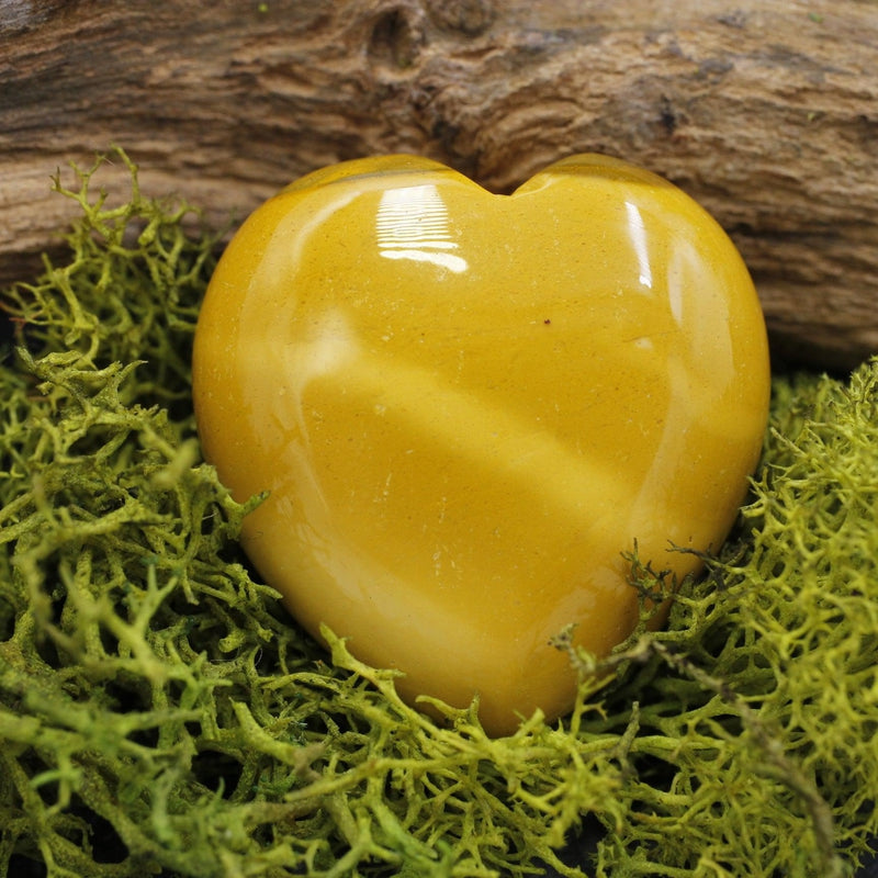 Natural Mookaite Jasper Pocket Hearts || Protection, Instinct || Australia-Nature's Treasures