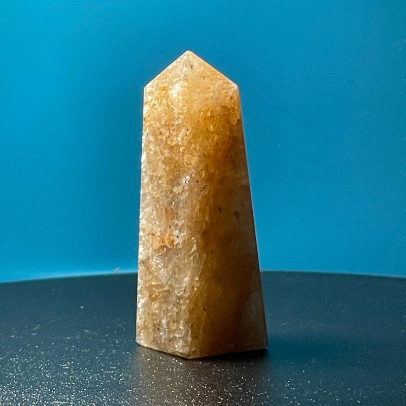 Natural Moonstone Mini Obelisk Towers || Spiritual Insight-Nature's Treasures