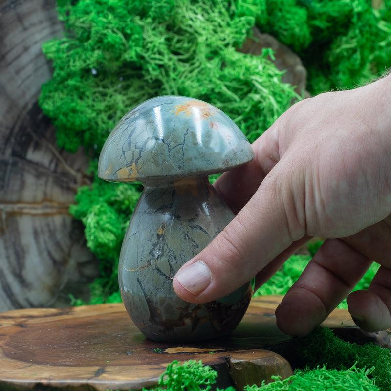 Natural Ocean Jasper Mushroom Carvings || Madagascar-Nature's Treasures