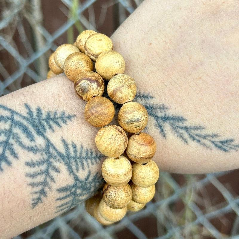 Natural Palo Santo Bead Bracelet's || Protection-Nature's Treasures