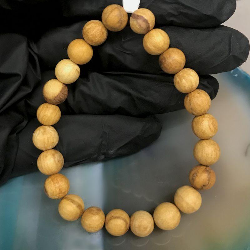 Natural Palo Santo Bead Bracelet's || Protection-Nature's Treasures