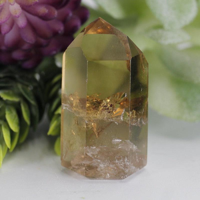 Natural Polished Citrine Tower Points || Abundance || Brazil-Nature's Treasures