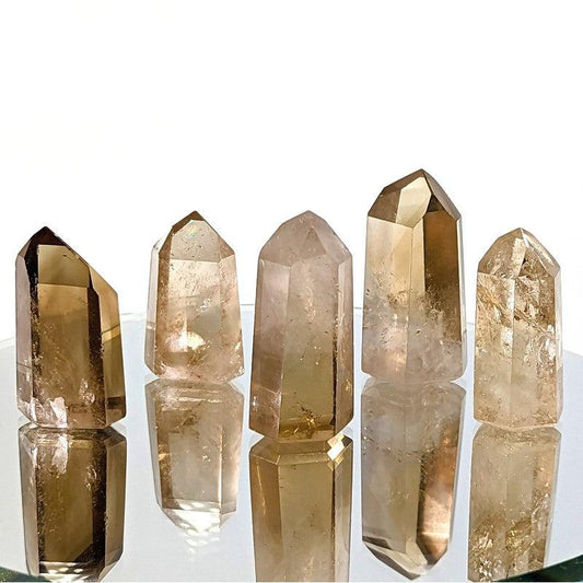 Natural Polished Citrine Tower Points | Brazil-Nature's Treasures