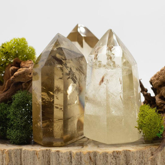 Natural Polished Citrine Tower Points || Madagascar-Nature's Treasures