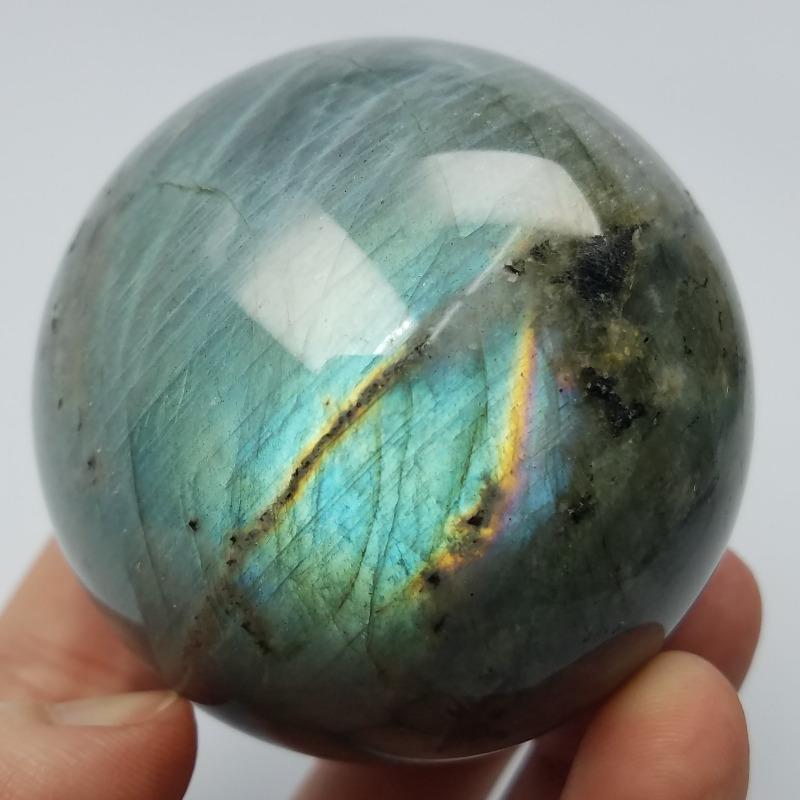 Natural Polished Labradorite Spheres || Madagascar-Nature's Treasures