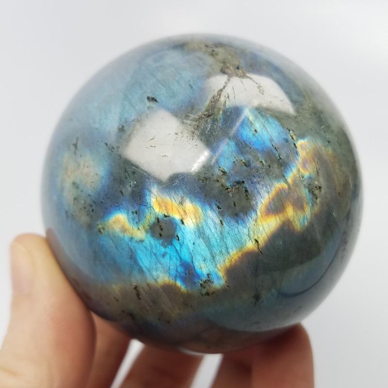 Natural Polished Labradorite Spheres || Madagascar-Nature's Treasures