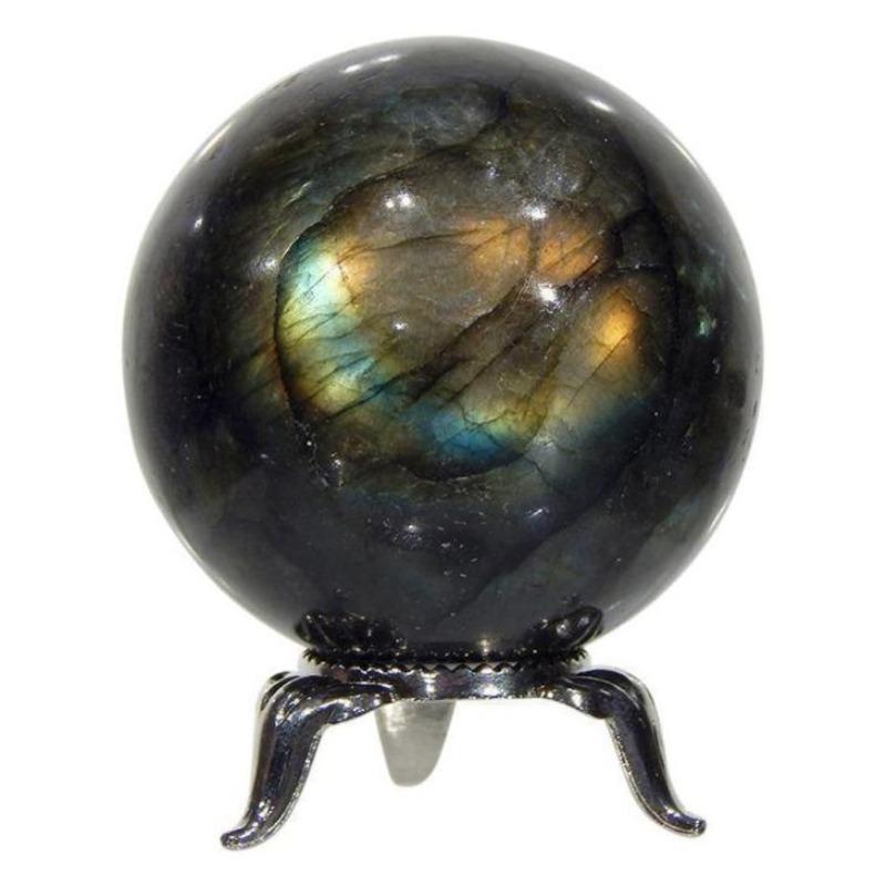 Natural Polished Labradorite Spheres || Madagascar-Nature's Treasures