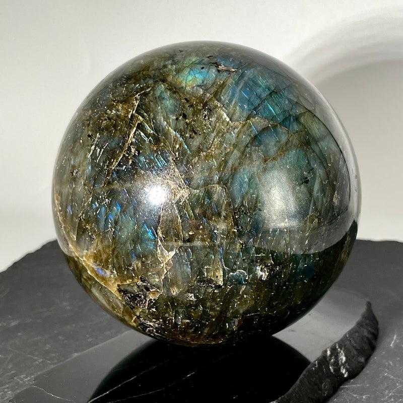 Natural Polished Labradorite Spheres || Madagascar-Nature's Treasures