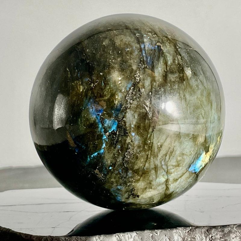 Natural Polished Labradorite Spheres || Madagascar-Nature's Treasures