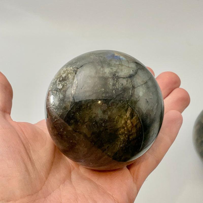 Natural Polished Labradorite Spheres || Madagascar-Nature's Treasures