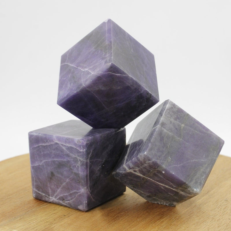Natural Purple Opal Cube Carvings || Spiritual Enhancement || Mexico-Nature's Treasures