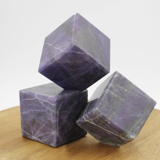 Natural Purple Opal Cube Carvings || Spiritual Enhancement || Mexico-Nature's Treasures