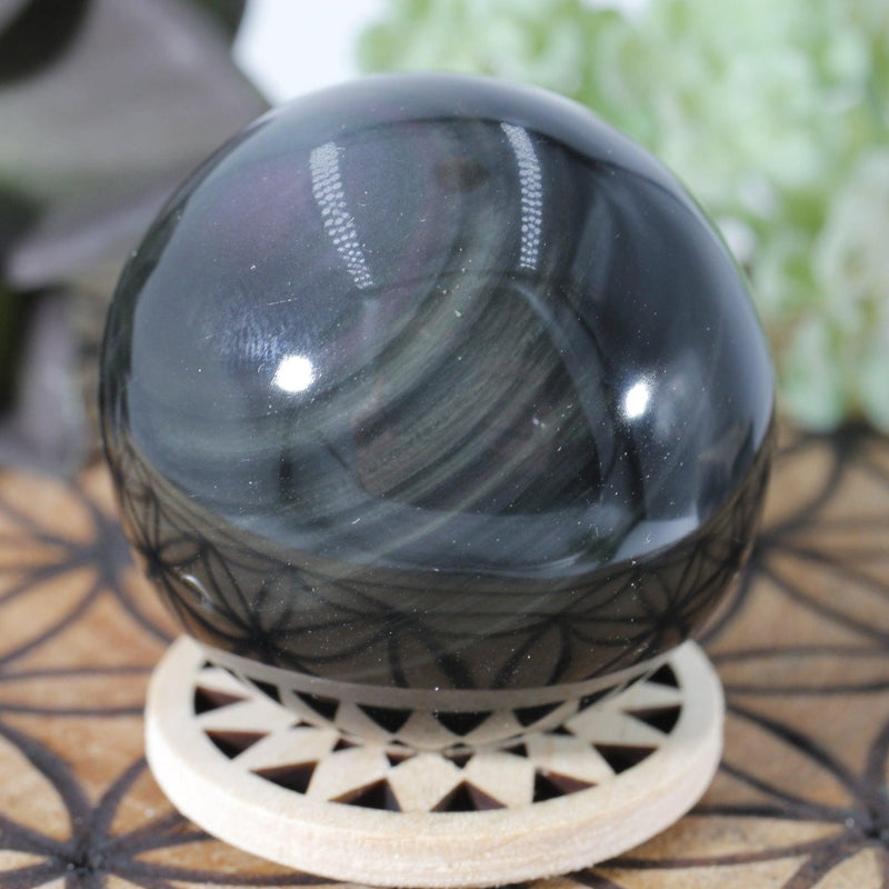 Natural Rainbow Obsidian Sphere – Mexico-Nature's Treasures