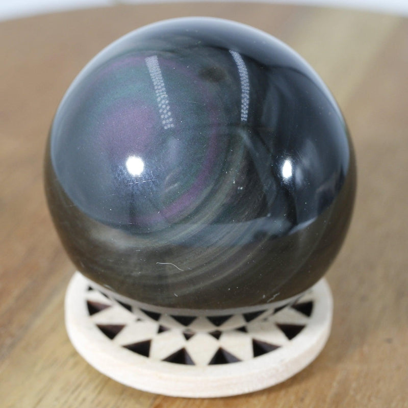 Natural Rainbow Obsidian Sphere – Mexico-Nature's Treasures