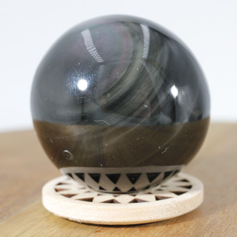 Natural Rainbow Obsidian Sphere – Mexico-Nature's Treasures
