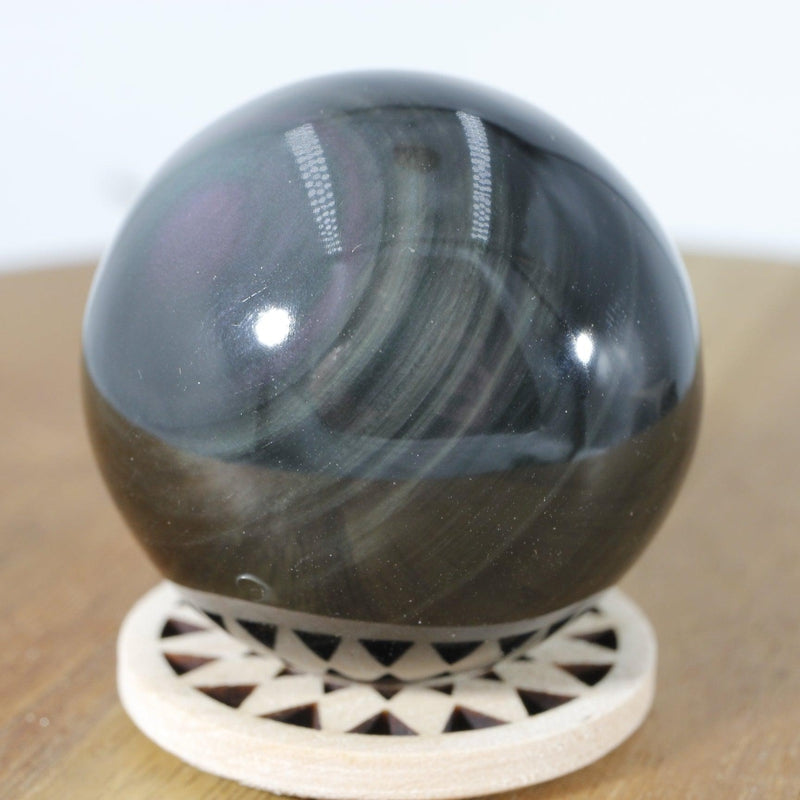 Natural Rainbow Obsidian Sphere – Mexico-Nature's Treasures