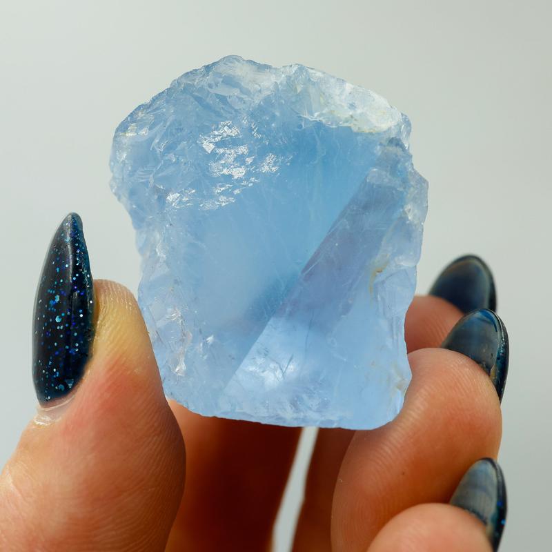 Natural Raw Blue Fluorite Crystal Pieces || Trunk Show 2024-Nature's Treasures