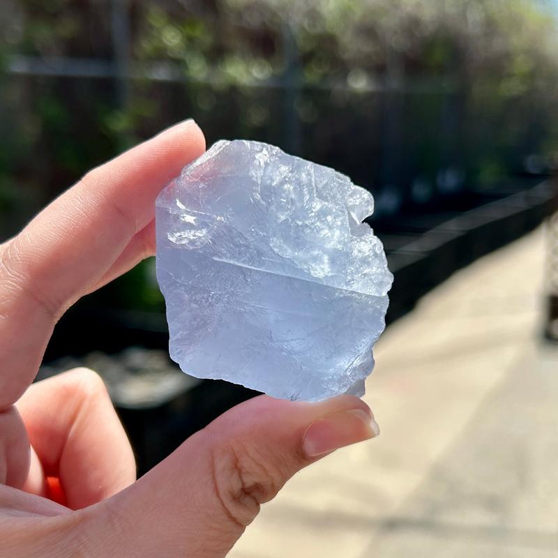 Natural Raw Blue Fluorite Crystal Pieces || Trunk Show 2024-Nature's Treasures