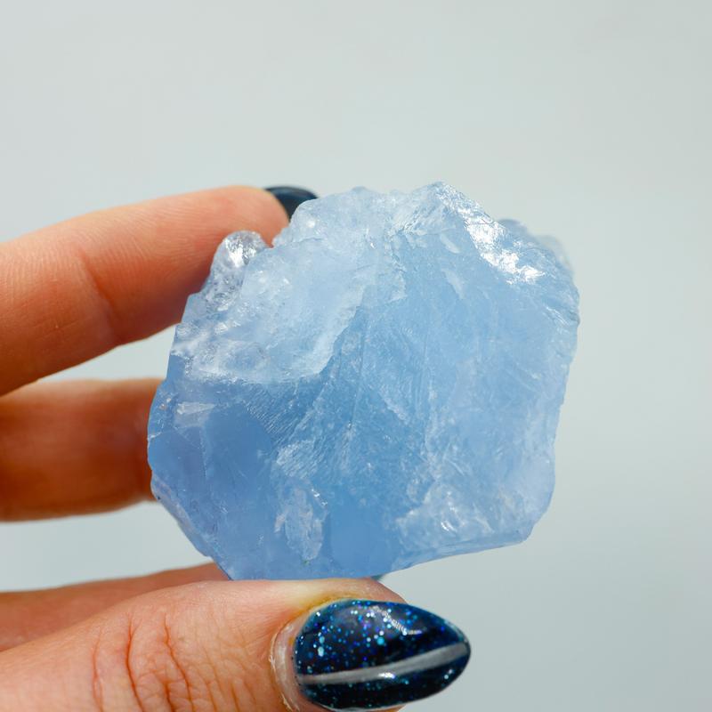 Natural Raw Blue Fluorite Crystal Pieces || Trunk Show 2024-Nature's Treasures