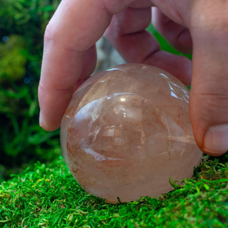 Natural Red Hematoid Quartz Sphere || Madagascar-Nature's Treasures