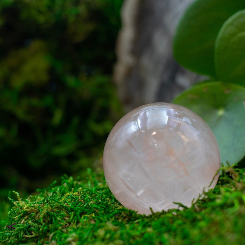 Natural Red Hematoid Quartz Sphere || Madagascar-Nature's Treasures