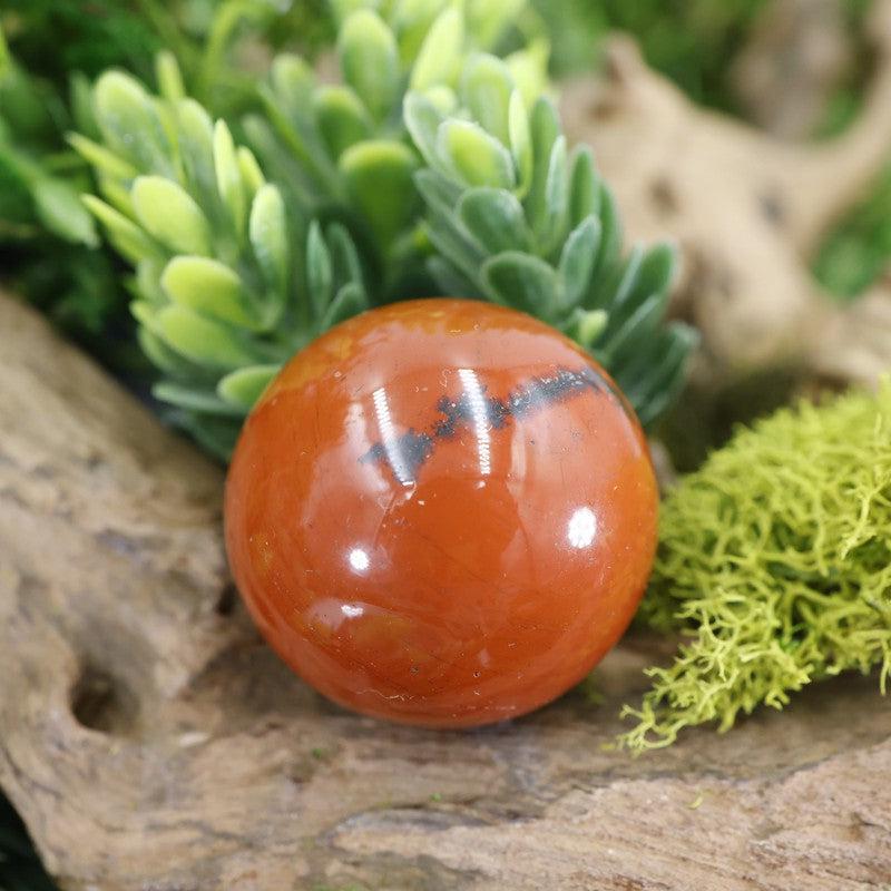 Natural Red Jasper Spheres || Grounding Stone-Nature's Treasures