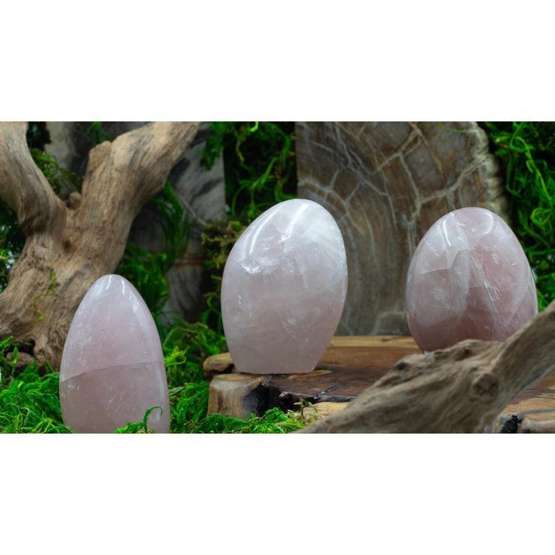 Natural Rose Quartz Free Form | Polished Pink Crystal-Nature's Treasures