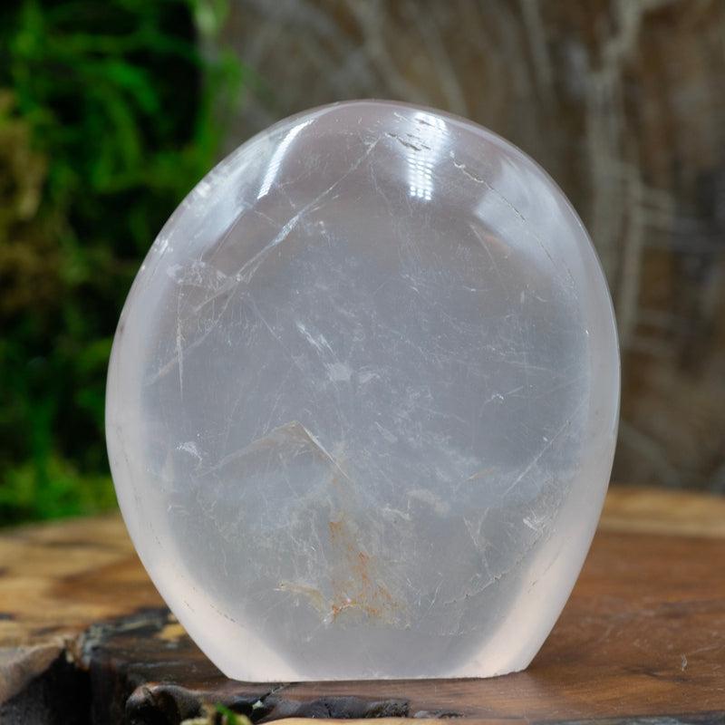 Natural Rose Quartz Free Form | Polished Pink Crystal-Nature's Treasures