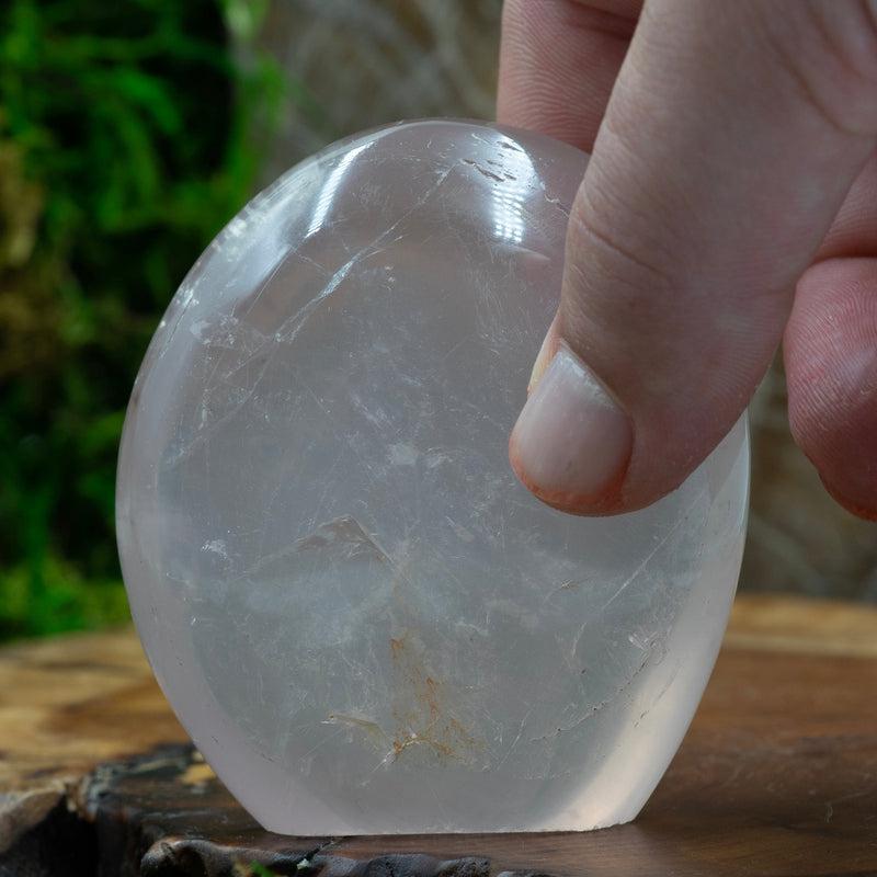 Natural Rose Quartz Free Form | Polished Pink Crystal-Nature's Treasures