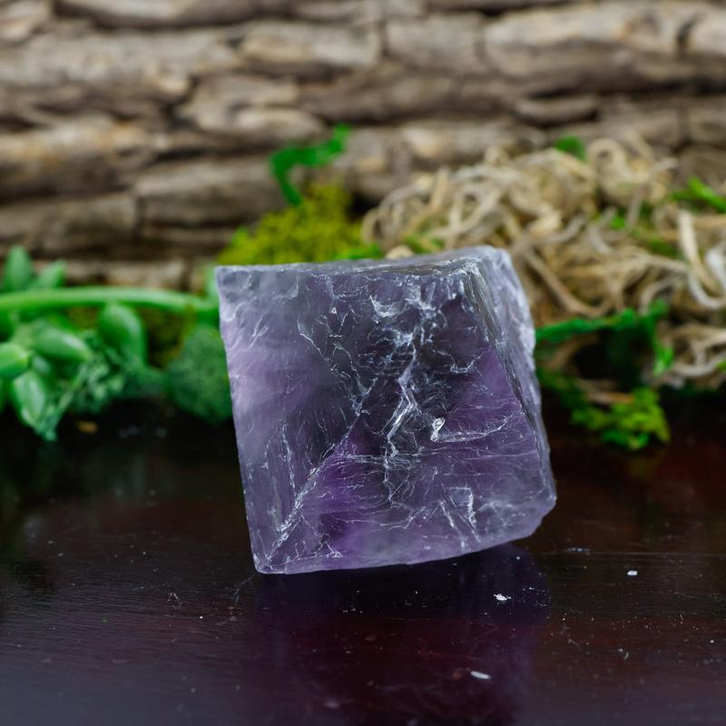 Natural Rough Large Purple Fluorite Octahedron || Trunk Show 2024-Nature's Treasures