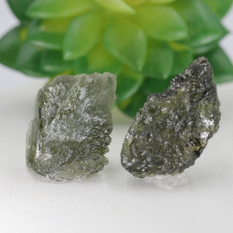 Natural Rough Moldavite Specimen Gram Piece || Czech Republic-Nature's Treasures