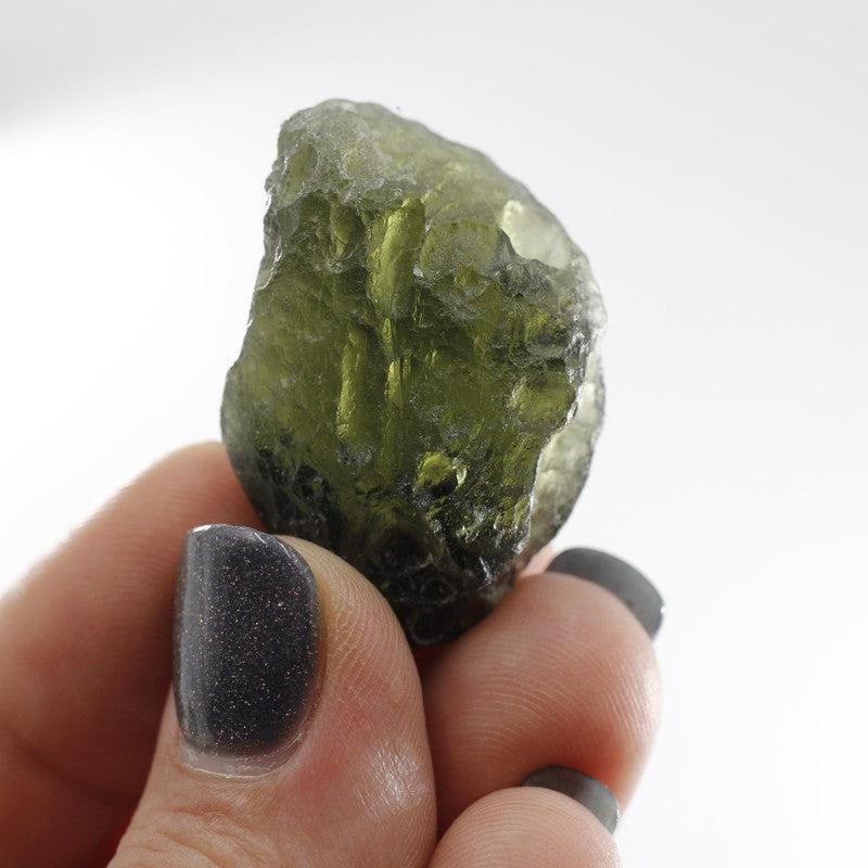 Natural Rough Moldavite Specimen Gram Piece || Czech Republic-Nature's Treasures