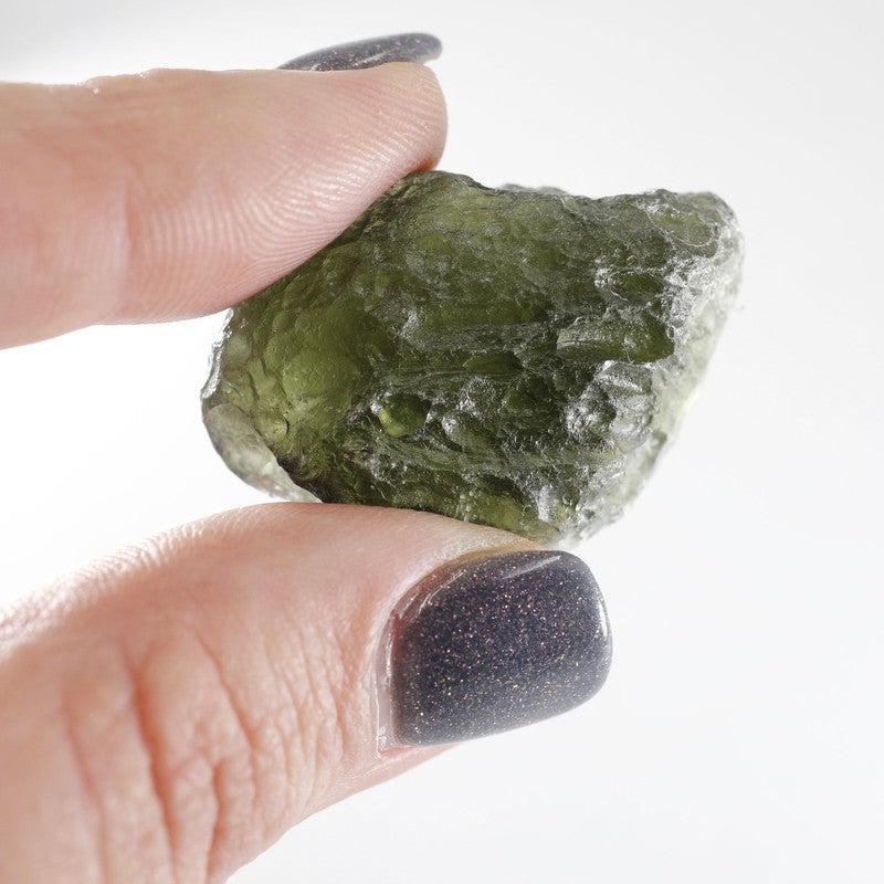 Natural Rough Moldavite Specimen Gram Piece || Czech Republic-Nature's Treasures