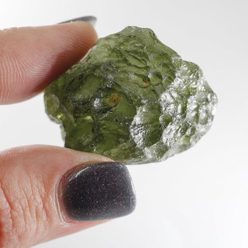 Natural Rough Moldavite Specimen Gram Piece || Czech Republic-Nature's Treasures