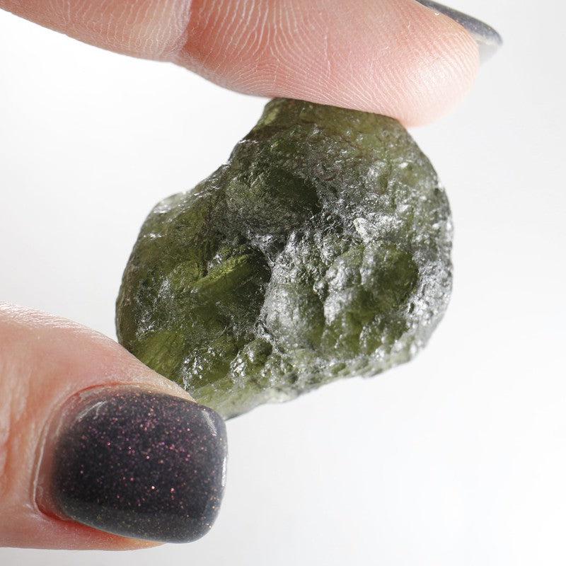 Natural Rough Moldavite Specimen Gram Piece || Czech Republic-Nature's Treasures