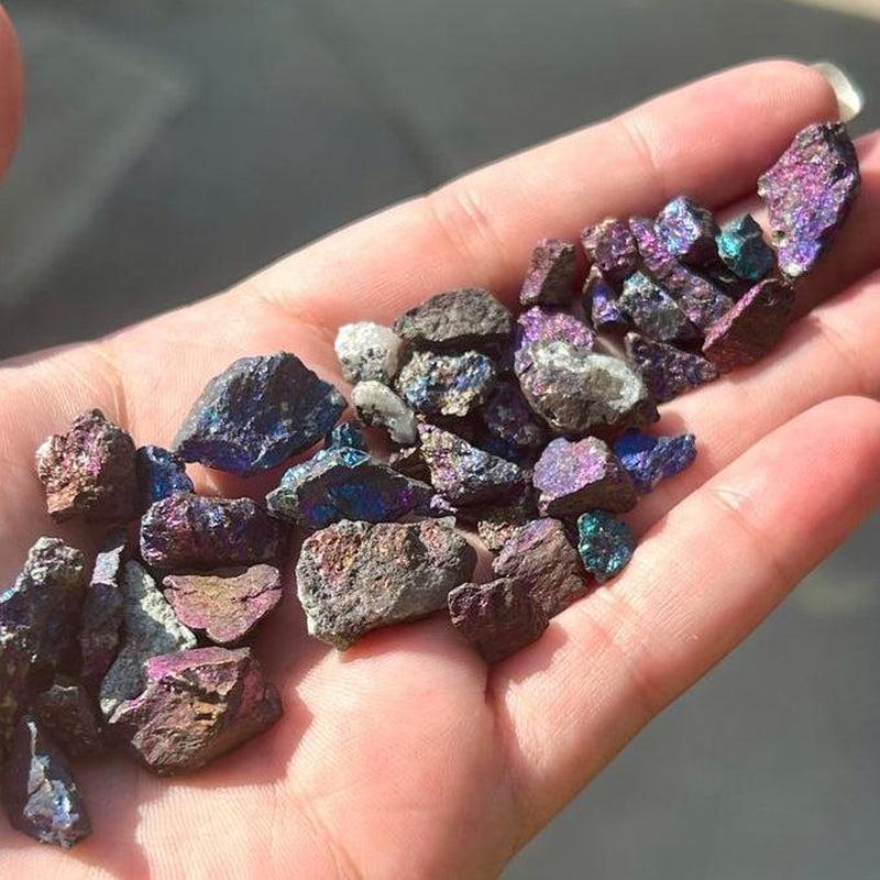 Natural Rough Peacock Ore Chalcopyrite Bulk || Spain-Nature's Treasures