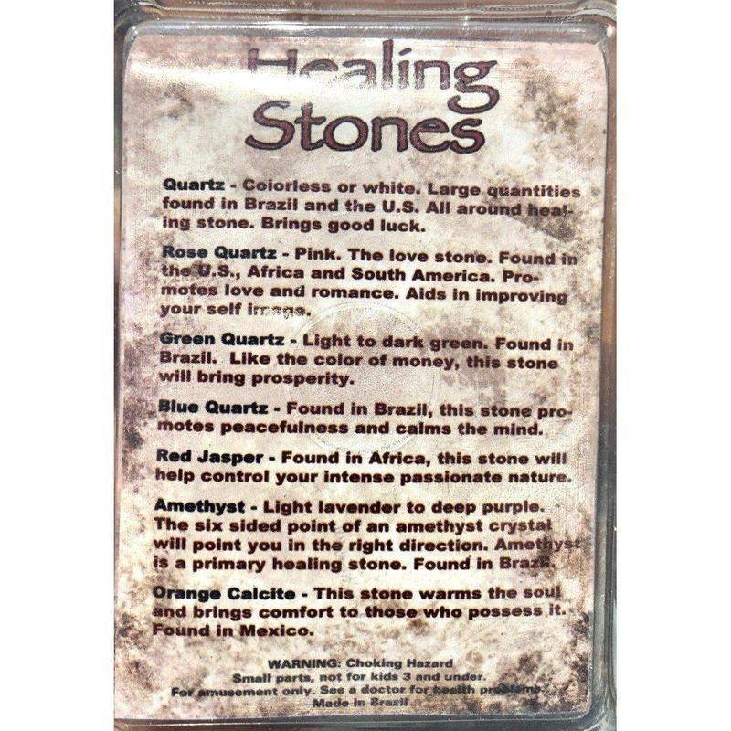 Natural Rough Stone Chakra Set "Healing Stones"-Nature's Treasures