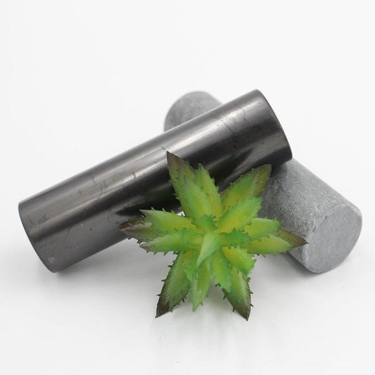 Natural Shungite Harmonizer Pair Set Rods Massage Tool || Purification-Nature's Treasures